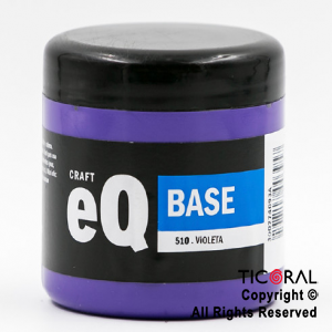 BASE ACRILICA EQ 510 VIOLETA 200 CC X 3 UNIDADES